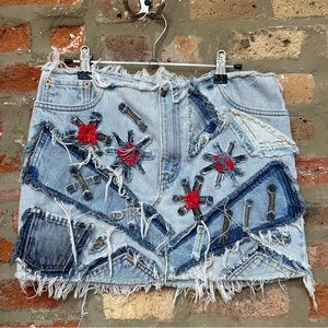 Ed Hardy Jean Skirt